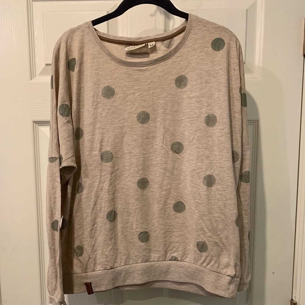 Naketano polka Dot Pink long sleeve sweater